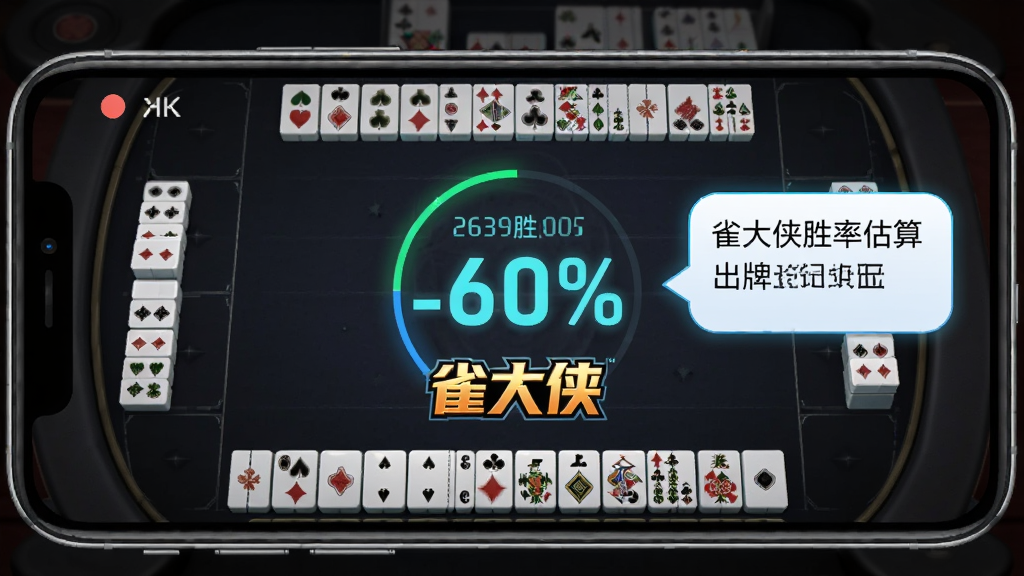 ȸ����ʤ�ʹ�������ƽ�����棬�ֻ���Ļ��ʾ�ƾ֣���Ļ��������Ŀ��ʤ�ʰٷֱ����ֺ͡�ȸ������logo���Ա��г��ƽ����������ݣ���������ɫ�������������������Ƽ��У����ʸɾ����޶���Ԫ��