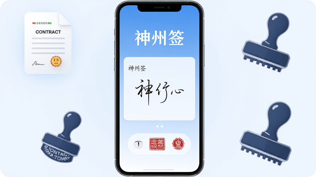 �ֻ���Ļ����չʾ����ǩӦ�������棬���涥��������ǩ�����֣��·�����дǩ�������ӡ�¹��߰�ť��������ǳ��ɫ���䣬��Χ�����ź�ͬ�ļ�ͼ��͵���ӡ��ͼ�Σ����������ִ������������ɾ����޶���Ԫ��