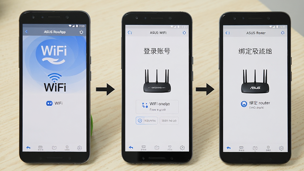 һ��չʾ��˶·����App���ֻ��ϲ��������ͼƬ���������ֻ���Ļ��ʾ����WiFi����¼�˺š���·�������������̣��Ա��м�ͷָʾ��������ǳɫ���棬��������������Լ�����ʸɾ��޶���Ԫ�ء�