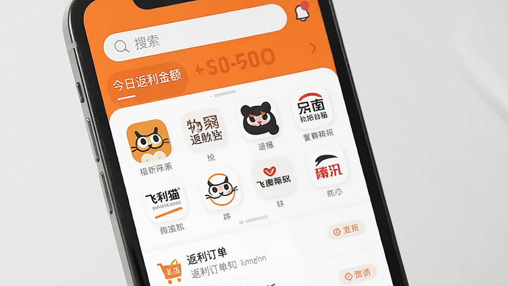 һ���ֻ���Ļչʾ����èAPP�����棬���涥����ʾ������ͽ��շ������м��Ǹ������ƽ̨ͼ���������룬�ײ��Ƿ��������б�������ɫ��Ϊ��ɫ�ͳ�ɫ��������ִ������������ɾ��޶���Ԫ��