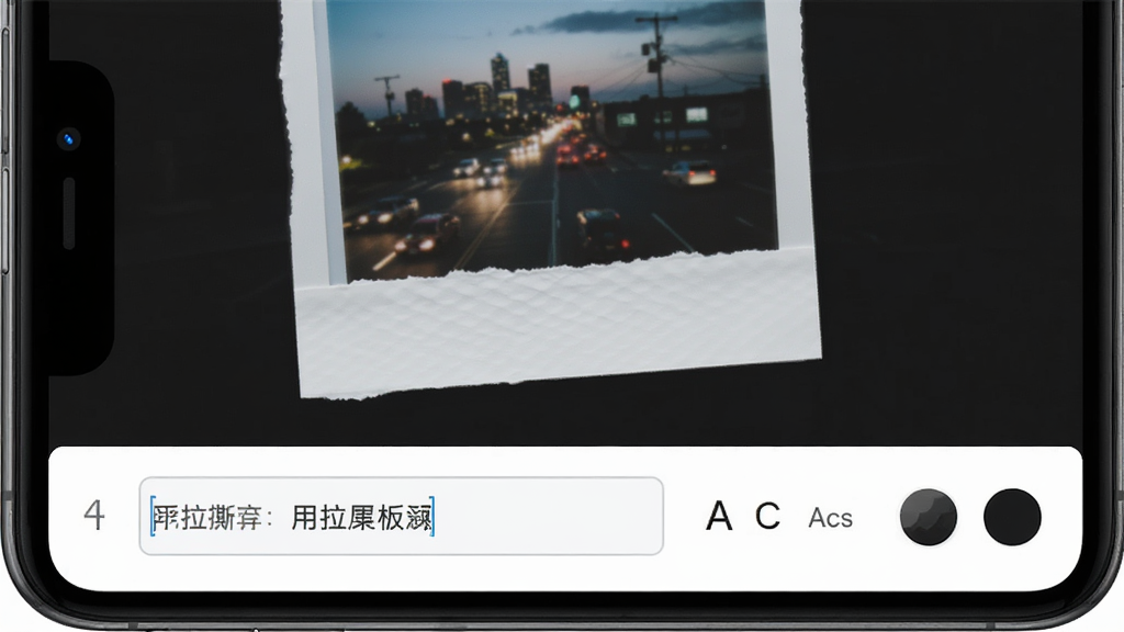 ˺��Ƭ���App�ı߿�༭���棬�ֻ���Ļ��ʾһ��˺��Ƭ�����Ƭ���ײ���ɫ�߿������пɱ༭������������Ա�������ѡ�����ɫѡ�������Ƽ�࣬����ִ���ƽ��ϸ�����������ʸɾ�