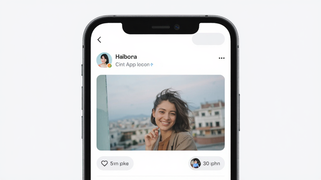 һ��չʾ��ԼApp��̬�㳡�����ͼƬ���������ֻ���Ļ����Ļ����ʾ���û�������ͼ�Ķ�̬�͵������۰�ť�������������Ű��࣬����ִ���ƽ����ϸ��Բ�󣬻��ʸɾ��޶���Ԫ��