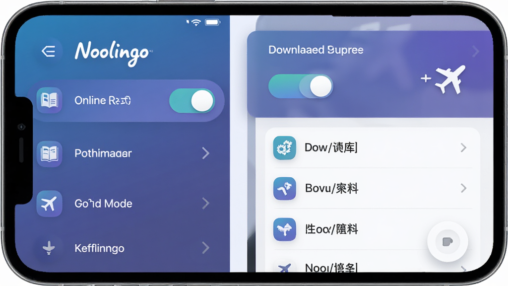 Noolingo Ӧ�ý���չʾ���������ֻ���Ļ��д����Ļ����ʾ�� Noolingo ������ѧϰģʽ���غ������شʿ��б����Ա���һ���ɻ�ͼ���ʾ����ģʽ������Ϊ���ҷ���������ǹ����б����Ҳ���״̬չʾ������ǿƼ������Լ��ϣ�ϸ����ͼ������΢�Ľ����ʸУ����ʸɾ����޶���Ԫ�أ�������Ⱦ��