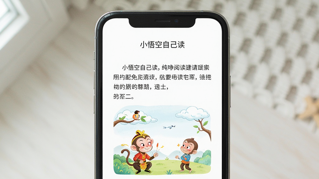һ��չʾ��С����Լ�����App�����Ķ�������ֻ�ͼ���������ֻ���Ļ����Ļ����ʾһҳ�ɾ��Ķ�ͯ�������ֺͲ�ͼ���������κι�����򵯴��������������ʣ����Ϊ�������·磬������ˬ��ϸ�ڸɾ�������������
