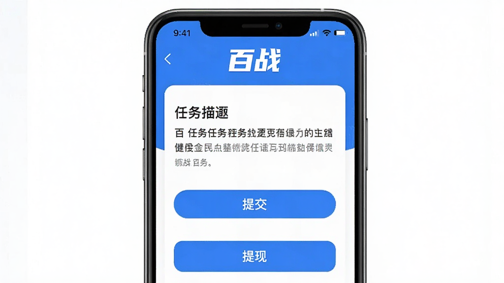 һ���ֻ���ͼ����ͼƬ��չʾ����ս��App����������ҳ�棬ҳ�涥���С���ս��Logo���м��������������ύ��ť���ײ��С����֡���ť��ҳ��ɾ��޹�棬������ɫ����������