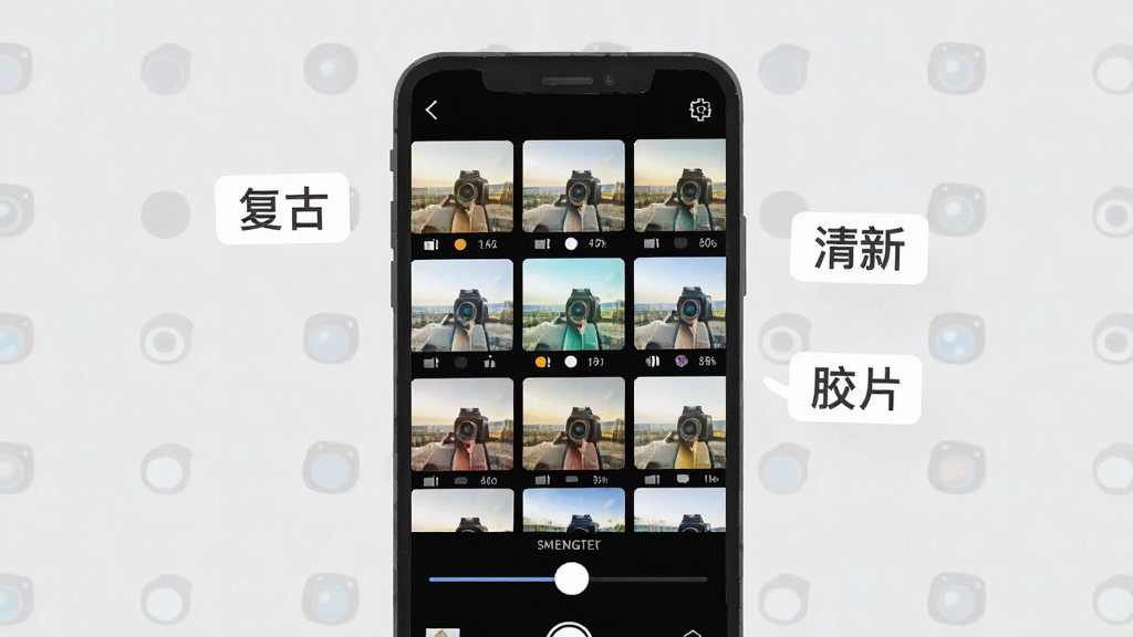 һ��չʾ�������App�˾�ѡ�������ֻ���ͼ���廭��������һ���ֻ���Ļ����ʾ�Ŷ���˾�����ͼ���·���ǿ�ȵ��ڻ��飬�ֻ��Ա�Ư���š����š������¡�����Ƭ���ȷ���ǩ��������ǳ��ɫ����������������ʸɾ����޶���Ԫ��