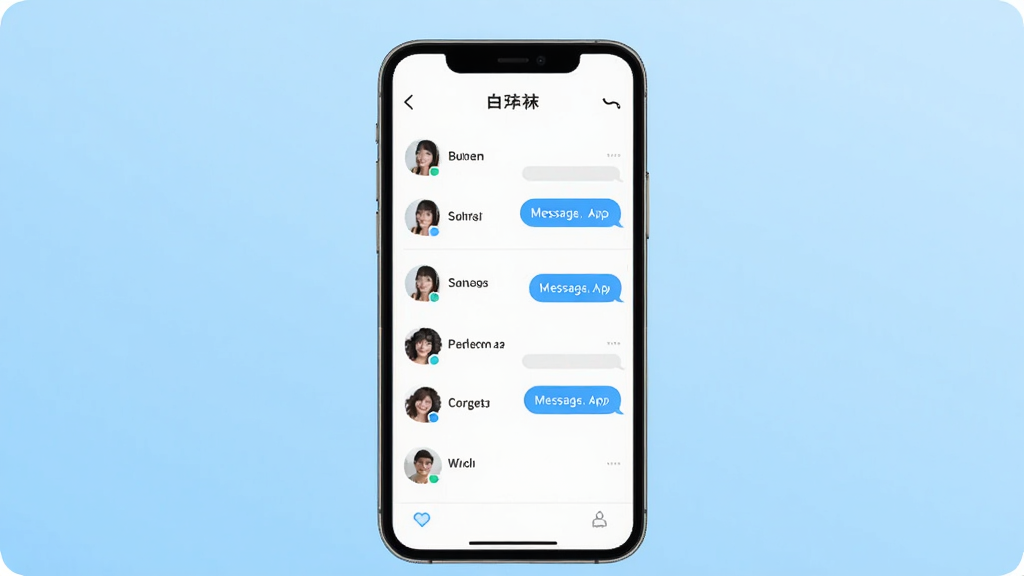 �����罻�������������棬��������չʾ�ֻ���Ļ����Ļ���ǰ���APP�������б����棬������û�ͷ����ǳƣ��Ҳ�����Ϣ���ݣ�������ǳ��ɫ���䣬������¼�࣬���ʸɾ��޶���Ԫ��