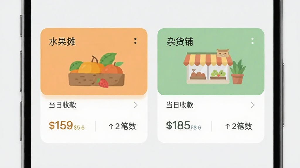 ���϶���̹������棬�ֻ���Ļ��ʾ�������̿�Ƭ���ֱ���С�ˮ��̯���͡��ӻ��̡�������ÿ����Ƭ�·��е��յ��տ���ͱ����������Ǹɾ���ǳ��ɫ������ִ���ƽ�����ʸɾ����޶���Ԫ��