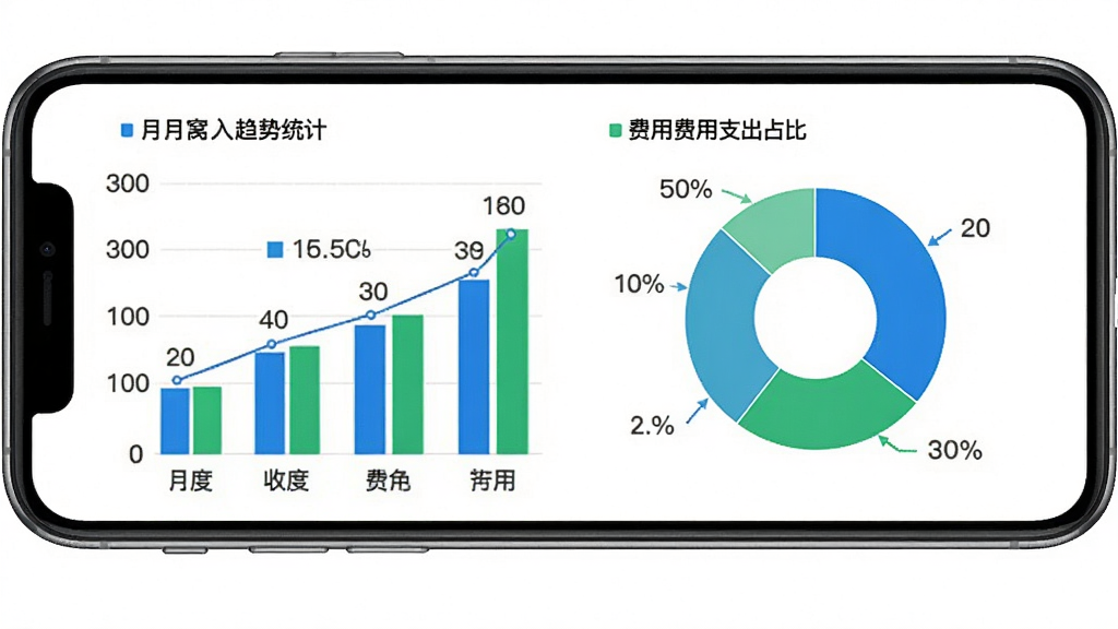 ��С�ѹܼ�����ͳ��ҳ�棬�ֻ���Ļչʾ��״ͼ�ͱ�״ͼ����ʾ�¶��������ơ�����֧��ռ�ȣ�ͼ����ɫ����ɫ����ɫΪ����������ɫ�����ֱ�ע��������������רҵ�����ʸɾ����޶���Ԫ��
