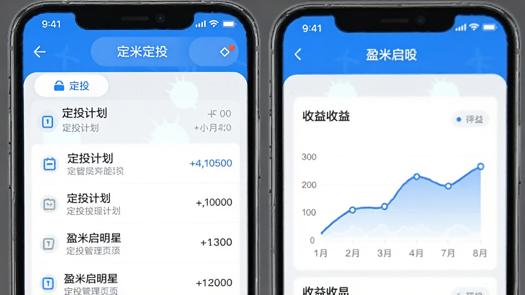 ӯ�������Ƕ�Ͷ����ҳ�棬����չʾ�ֻ���Ļ����Ļ����ʾ��Ͷ�ƻ��б�����������ͼ����������ɫ�Ͱ�ɫΪ���������ж�Ͷ��ť���б��������������ʵ�ã����ʸɾ����޶���Ԫ��