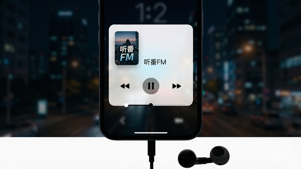 һ���ֻ�����������д������������ʾ������FM���Ĳ��ſ��ƿ�Ƭ����������ͼ��������ͣ��ť����������������ģ���ĳ���ҹ�����ֻ��·��ж������������������ɫ��ƫ�������ƿ�Ƭ�������������дʵ�����ʸɾ��޶���Ԫ��