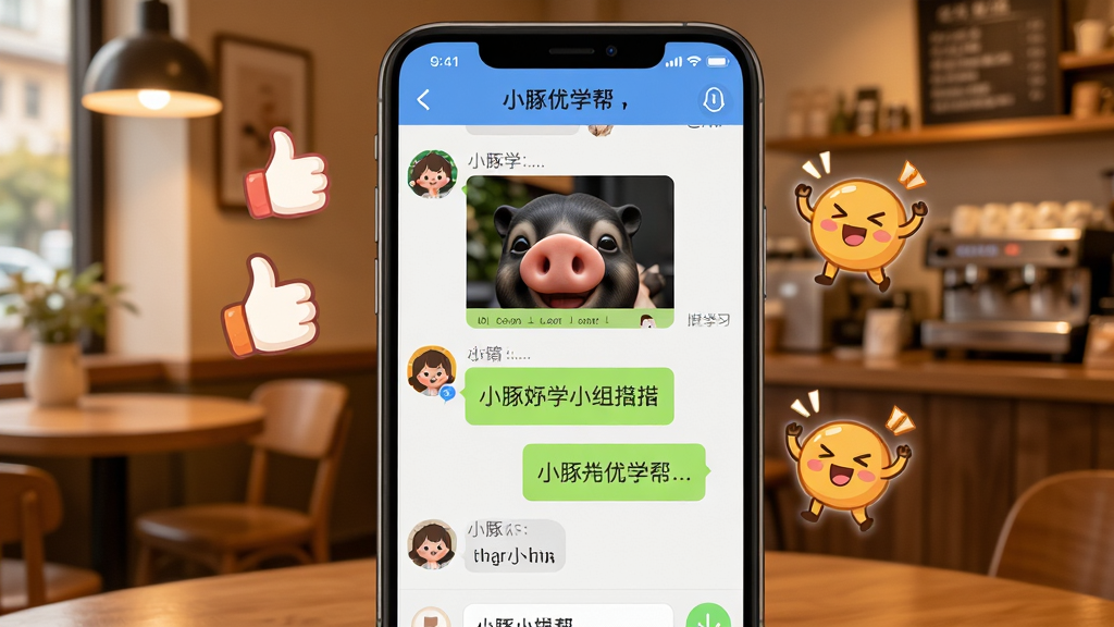 С����ѧ�� ѧϰС�黥�����棬����չʾһ���ֻ���Ļ����Ļ��������Ⱥ����棬Ⱥ��Ա���ڷ�����ĿͼƬ���������֣��Ա��п�ͨ���ĵ��޺ͼ��ͱ���Ʈ����������ůɫ���Ŀ����������������ܰ���ã��������������廭�ʣ��ɾ��޶���Ԫ��