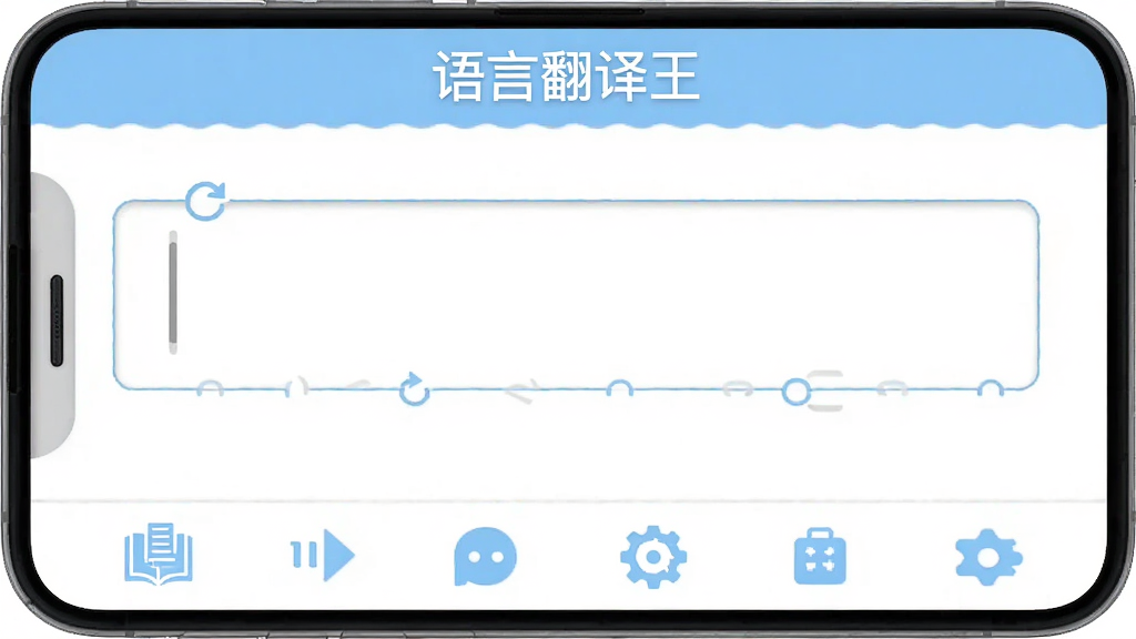 ���Է�����APP����ҳ��ͼ�����漫��ɾ���ֻ�ж��������Է��������ı��⣬�м�һ��������򣬵ײ�һ�Ź���ͼ�꣬û�й������û�е����������Ǵ���ɫ��ͼ���ǵ���ɫ�������񼫼򣬻����������޶���Ԫ�ء�