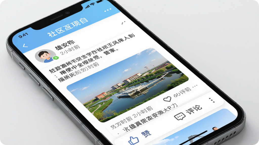 �۰�App������������չʾ���ֻ���Ļ����ʾ�û�������ͼ�������б��������û�ͷ���ǳơ�����ʱ�䡢�������ݺ���ͼ���ײ��е��޺�����ͼ�꣬������ɫ���£��԰�ɫ��ǳ��ɫΪ��������罻����ƣ����ʸɾ�����