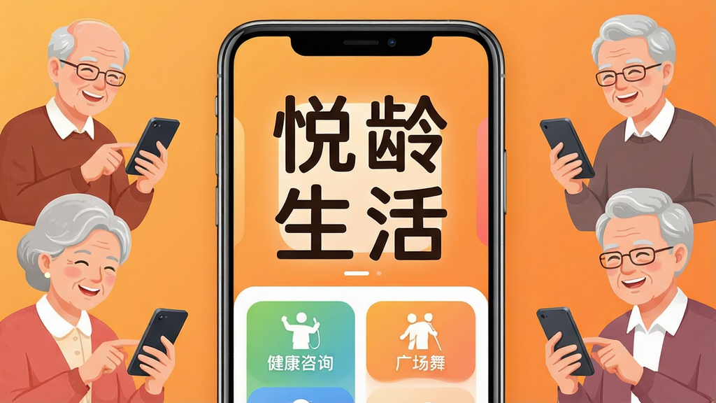 ��������App������չʾ�������������ֻ���Ļ����Ļ���Դ��ֺŴ�ͼ������չʾ����������ĸ��֣����沼�ְ���Ϸ�����㳡�衢������ѯ������Ȧ��ģ����ڣ�����Ϊ��ܰ��ů��ɫ���䣬��Χ������Ц��������������û�ʹ���ֻ��Ĳ廭����������ů���С����ʸɾ����޶���Ԫ��