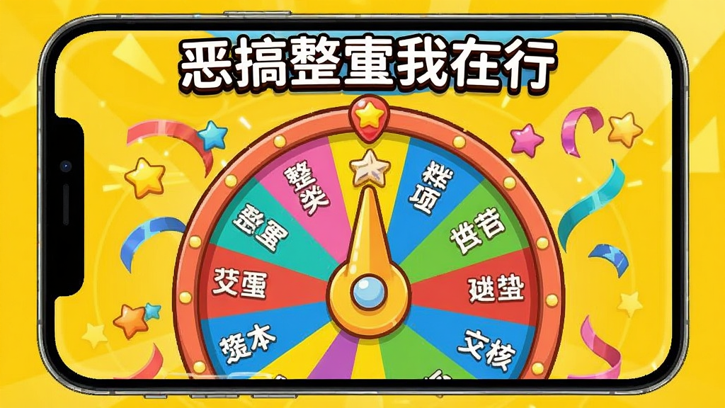 һ����ɫ��ת�̽��棬ת����д�Ÿ������Ƴͷ���Ŀ��ת��ָ��ָ������һ�ת����Χ�вʴ�������װ�Σ��ֻ���Ļ��ʾ��������������С��ı��⣬�����������Ļ�ɫ�����ͨ�ɰ��������������ɾ��޶���Ԫ�ء�