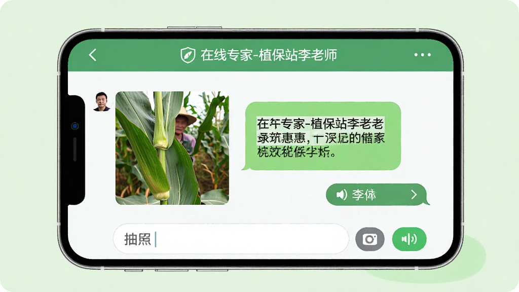 ����ũAPPũ���ʴ��ܽ���չʾ��������һ���ֻ���Ļ��ʾ����ʽ�ʴ�ҳ�棬�����ũ���ϴ�������ҶƬ��д��Ƭ���Ҳ���ר�һظ����������ݺ���������������ʾ������ר��-ֲ��վ����ʦ�����ײ�����������պ�������ť������Ϊ����ɫ������������ʵ�ã����������ɾ�