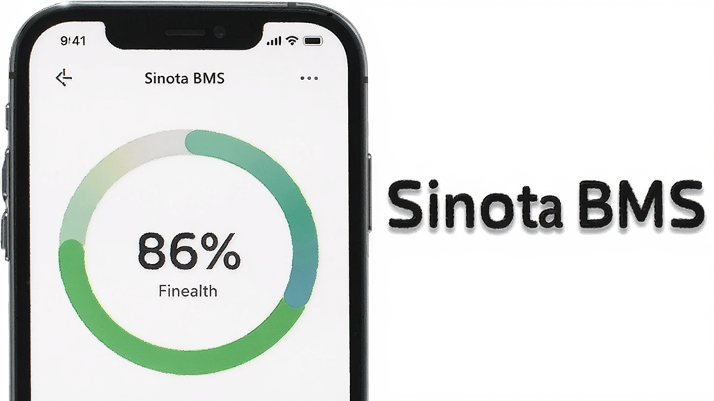 һ��չʾ Sinota BMS ��ؽ������������ܵ�ͼƬ���������ֻ���Ļ��ʾ��ؽ����ȰٷֱȻ���ͼ���Ա��� 