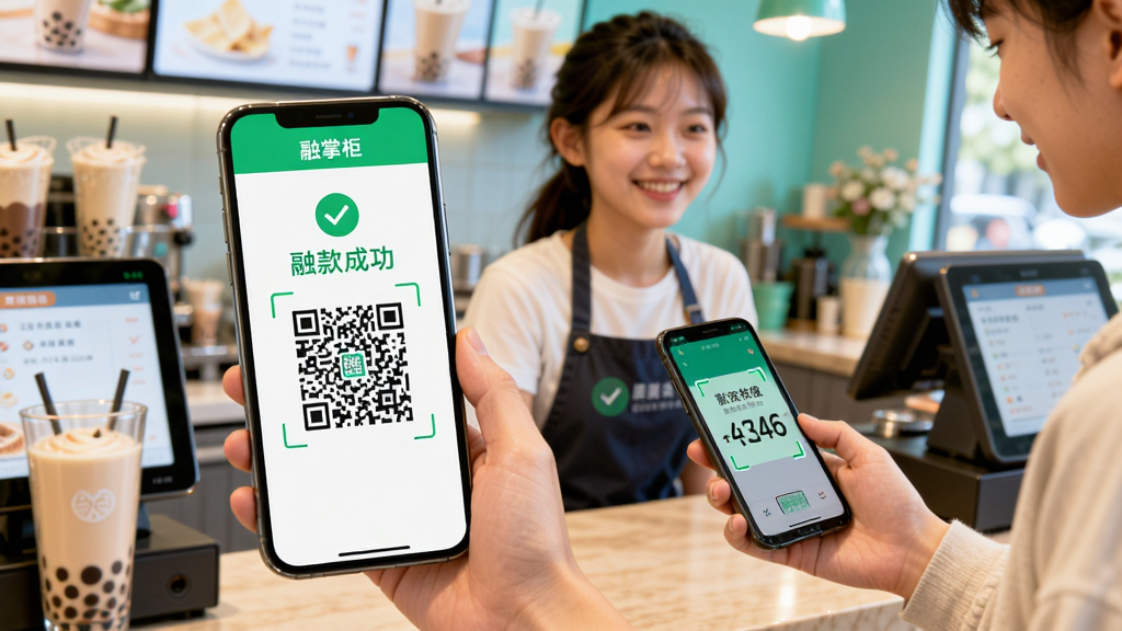 ���ƹ���տ��ά�뱻�˿�ɨ���˲�䣬�������ֻ���Ļ��ʾ�����ƹ��տ�ɹ����棬��ɫ�Թ��ʹ��������Ŀ�������Ƿ�æ���̲������̨����Ա΢Ц���˿��ֻ�����ɨ�롣����������ã������������޶���Ԫ�ء�