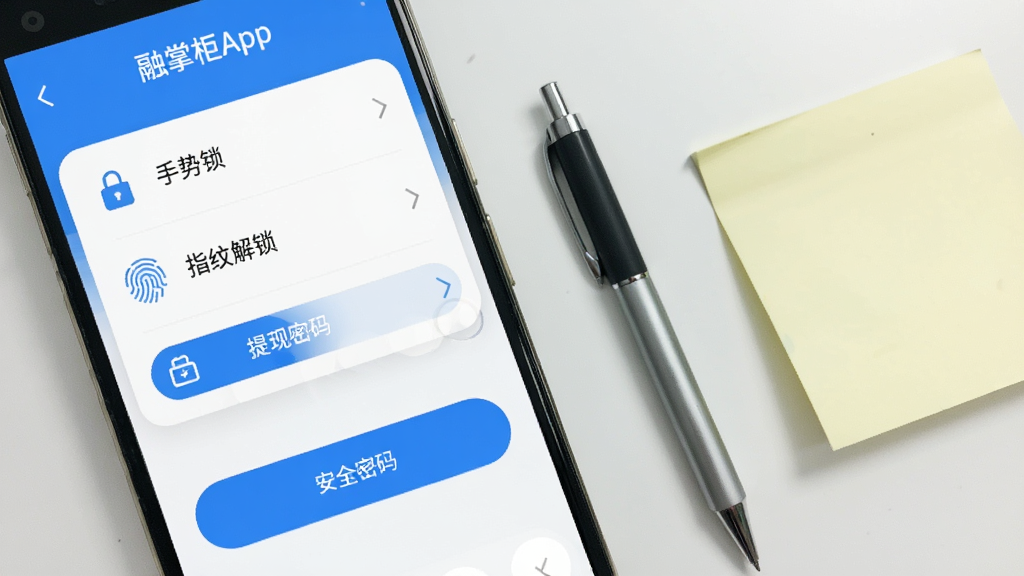 ���ƹ�App�ڰ�׿�ֻ��ϵ����ý����ͼ����ʾ������������ָ�ƽ��������������롱�Ȱ�ȫѡ�����������Ϊ������ťԲ������������Ϊ�ɾ������棬�Ա���һ֧�ʺͱ�ǩֽ�������ʵ�ã������������޶���Ԫ�ء�