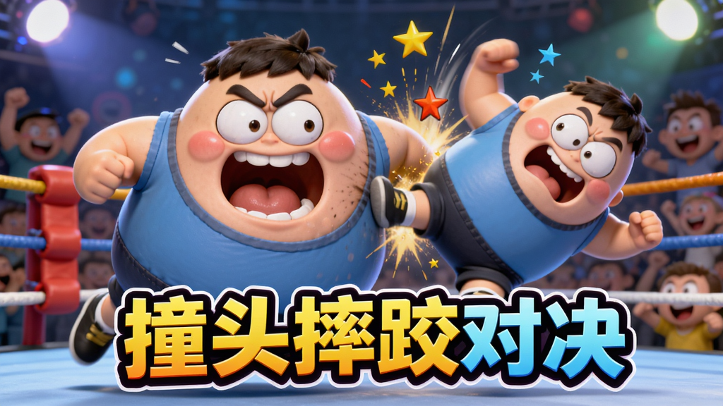 һ��Բ�����Ŀ�ͨС������ײ����һ��С�ˣ������Ǹ�Ц����̨������������������Ŀ�����֡�ײͷˤ�ӶԾ�������������ħ�Ը�Ц�Ŀ�ͨ3D��Ⱦ��ɫ������������ϸ�ڰ���С�˵ı�����š�������ײ��������Ч�����ʸɾ��������޶���Ԫ��