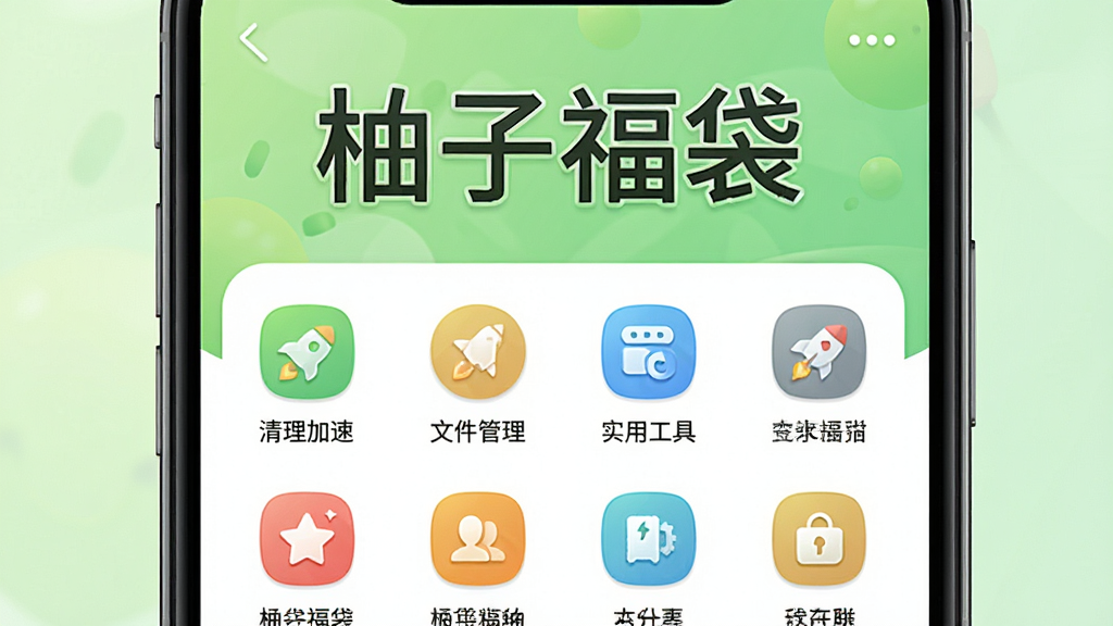 һ���ֻ�Ӧ�ý���չʾͼ���������������Ӹ���App����ҳ��������ʾ���Ӹ����ĸ����֣��·������Ŷ������ͼ�꣬�����������١��ļ�������ʵ�ù��ߵȣ����������µ�ǳ��ɫ���������������죬���ʸɾ��޶���Ԫ�أ��������ڵ�