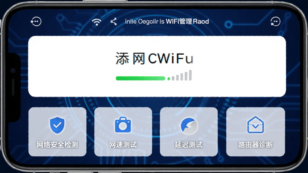 ������������WiFi�������棬�ֻ���Ļ��ʾ��ǰ���ӵ�WiFi���ƺ��ź�ǿ�ȣ��·������簲ȫ��⡢���ٲ��ԡ��ӳٲ��ԡ�·��������ĸ�������ڣ�����������ɫ�Ƽ��з��ͼ�������ˣ����������ɾ�