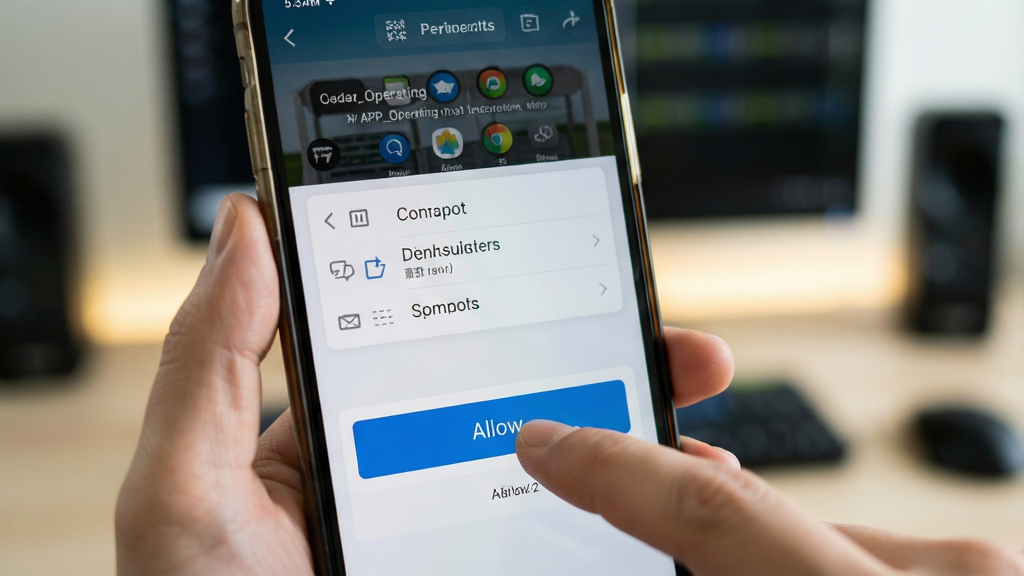 APP_Operating ����ʹ�ý̳� �ֻ���Ļ��ʾȨ�����ý��� ��ָ���������ť �����黯 �������� �޶���Ԫ��