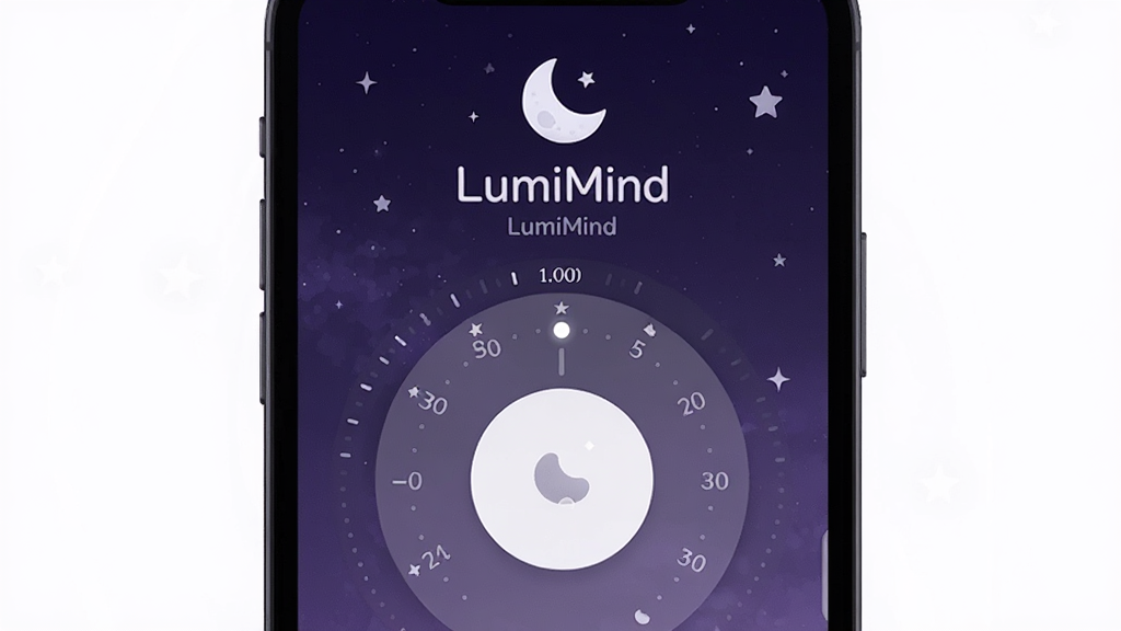 LumiMind ˯�߶�ʱ���ý��棬�ֻ���Ļ��ʾ��ʱ��ת�̺�����ͼ�꣬��