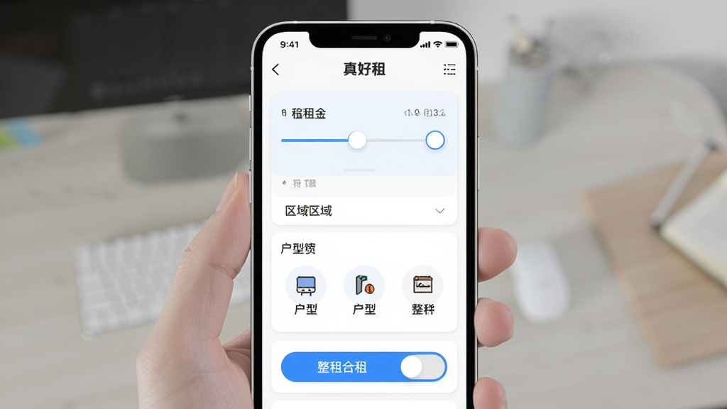 AI��ͼ������Ϊ�ֻ���Ļչʾ������⡱APP��ɸѡ���棬����Ϊ�ֻ����У���Ļ�пɼ���𻬿顢����ѡ�񡢻���ͼ�ꡢ��������л���ť��ɸѡ���������Ϊ��ƽ��UI��ƣ�ϸ�ڰ�����ɫ����ѡ��״̬��Բ�ǿ�Ƭ���������ֱ�ǩ�����ʸɾ��޶���Ԫ�أ���Ļ�б�����֡�����⡱������