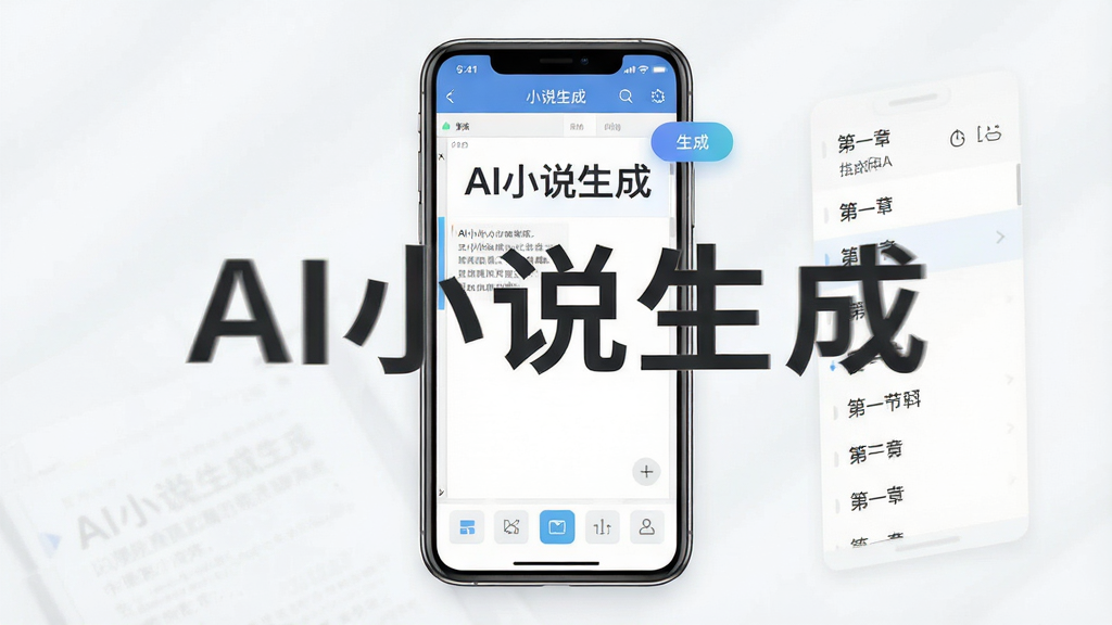 AIС˵��������������ȫòչʾ������Ϊһ�������ֻ���Ļ����Ļ����ʾ��AIС˵����APP�Ĵ������棬�м�����Ŀ�ġ�AIС˵���ɡ����ֱ��⣬����Ϊ�������������в��ı��༭�����ײ����ܰ�ť���Ű������򣬷���ִ���ƽ����ϸ�ڰ������������ɰ�ť���½��б��������������ɾ����޶���Ԫ��