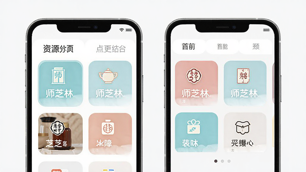 ʦ֥��App����Դ������棬��Ļ����ʾ��������Ĺ��ܱ�ǩ�����ݿ�Ƭ��ÿ����Ƭ��ͼ�������˵���������Ű����룬ǳɫ�������ִ���ƽ����񣬻��ʸɾ�