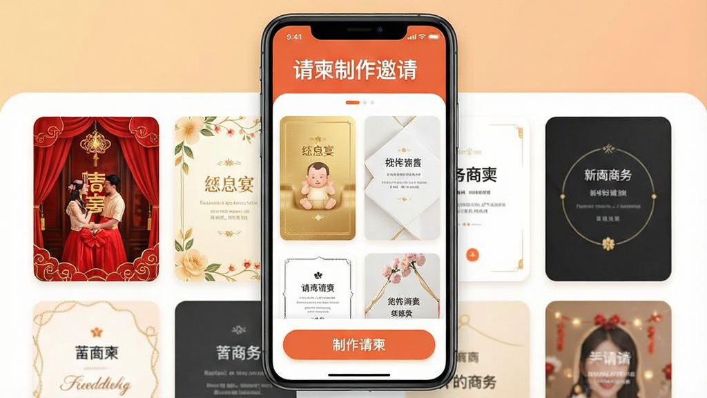 һ��չʾ������������롱App����ȫò���ֻ������ͼ�������������ֻ���Ļ����Ļ����ʾApp��ҳ�������С�����������롱���֣��м��Ƕ��ַ������ģ������ͼ�����ɫϲ�������ɫ��������Լ�����ײ��С������������ť�����岼������������ִ���ƽ����ɫ��ůϲ�죬ϸ��Բ�󣬻��ʸɾ����޶���Ԫ��