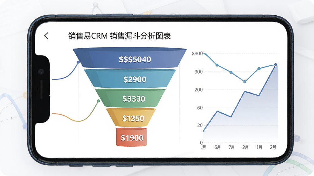 ������CRM ����©������ͼ��������չʾ�ֻ���Ļ�ϵ�©����״ͼ������Ϊ����㼶��ÿ���ע�׶����ƺͽ�����֣��Ա�����������ͼ������ͻ��©��ͼ�����־��У��Ű��������򣬷�����ݿ��ӻ�����磬ϸ������ɫ������Ȼ���������������ʸɾ����޶���Ԫ��