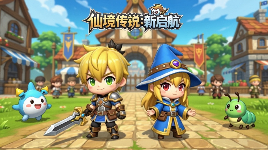 �����������ɾ���˵������������Ϸ�����棬Q�濨ͨ���Ľ�ʿ�ͷ�ʦ��ɫ����վ������������¡�������ŵķ��������в��������޳��ڲݵ�����Ծ�����涥���С��ɾ���˵��������������ϷLogo�����岼��Ϊ�����ֻ���Ļ���������Ϊ�������޵ĺ�ϵQ�滭�磬ϸ�ڰ�����ɫװ�������͵���ש�飬���������ɾ����޶���UIԪ��