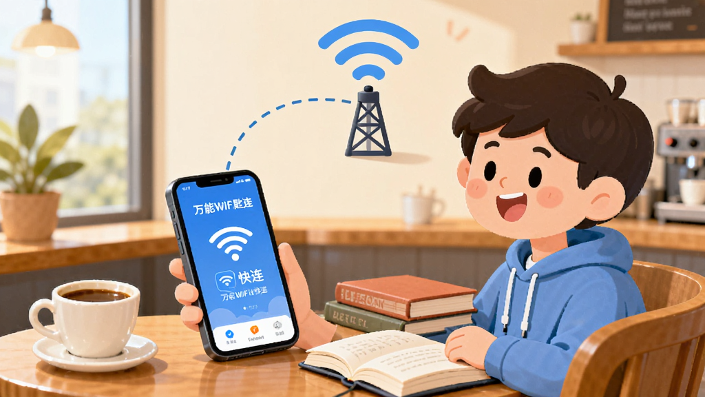 �廭���չʾ������WiFi�׿����������ӳ�����һ����ͨ�������ڿ�������ֻ���Ļ����ʾ������WiFi�׿��������棬һ�������������ֻ��Ϳ��е�WiFi�ź�������Χ�п��ȱ����鱾�����־��У�������ɻ��ã�ϸ�ڷḻ�����ʸɾ����޶���Ԫ��