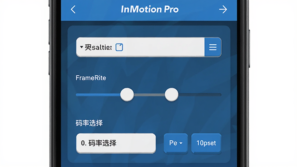 һ��չʾInMotion Pro�������õ�ͼƬ���������ֻ���Ļ�ϵĵ���������壬���ִ��ϵ��������Ƿֱ���ѡ�֡�ʻ��顢����ѡ���Ű��࣬���Ϊ��ƽ����ƴ�����ɫ��ɫ����ϸ���ϰ�ť����΢����У������������޶���Ԫ��