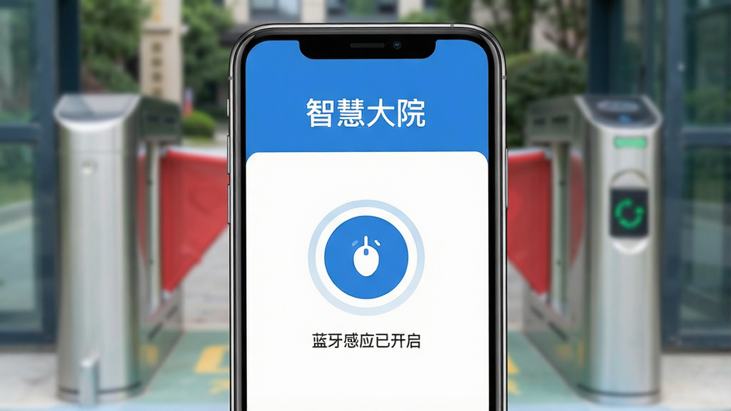 һ��չʾ���ǻ۴�Ժ��App�Ž�ͨ�й��ܵ��ֻ�����ͼ������������һ�������ֻ�����Ļ��ʾ�ſ�������棬�Ϸ��С��ǻ۴�Ժ�����֣��м���һ����Ŀ��Բ�ο��Ű�ť����ť�·���ʾ��������Ӧ�ѿ�������������԰������բ�����黯���������Ϊ��ƽ����ƣ�ɫ������ɫ�Ͱ�ɫΪ�������������ɾ����޶���Ԫ��