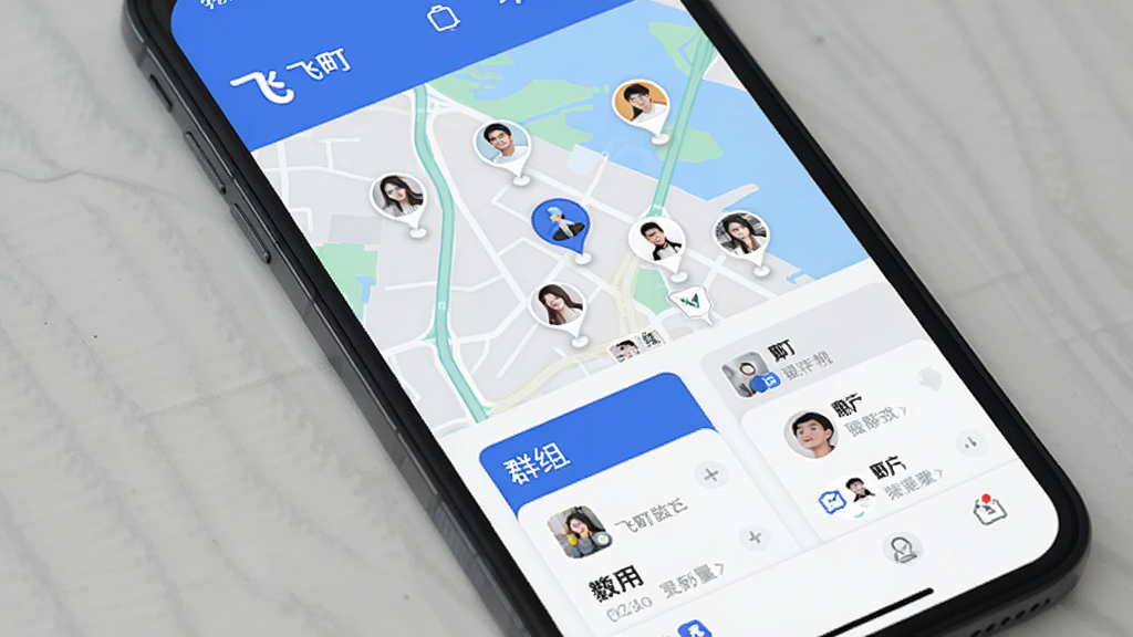 �ֻ�������ʾ�����App�ĸ���ҳ�棬��ͼ�Ϸֲ��Ŷ���û�ͷ���ǣ��·���Ⱥ���б���Ƭ������������ɫ��Ϊ������������������ִ������ʸɾ��޶���Ԫ��