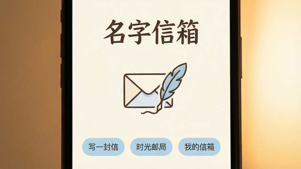 һ���ֻ���Ļ��д�����������ǡ��������䡱App�������棬������Ƽ������װ�ɫ�͵���ɫΪ��ɫ���������С��������䡱�ĸ��������壬�м���һ�����µ��ŷ�ͼ���һ֧��ë�ʣ��ײ��С�дһ���š�����ʱ���ʾ֡������ҵ����䡱����Բ�Ǿ��ΰ�ť����������ܰ��������������͵�ů�⣬���������ɾ����޶���Ԫ�أ���ͼ���У��ʺ���Ӧ���г�����ͼ