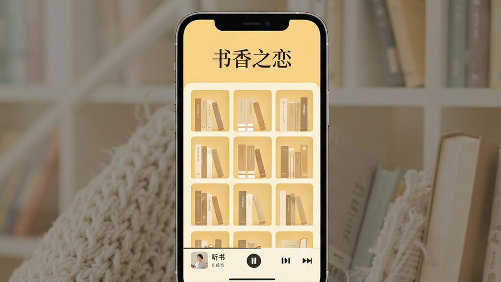 手机屏幕竖屏展示阅读软件界面,顶部显示