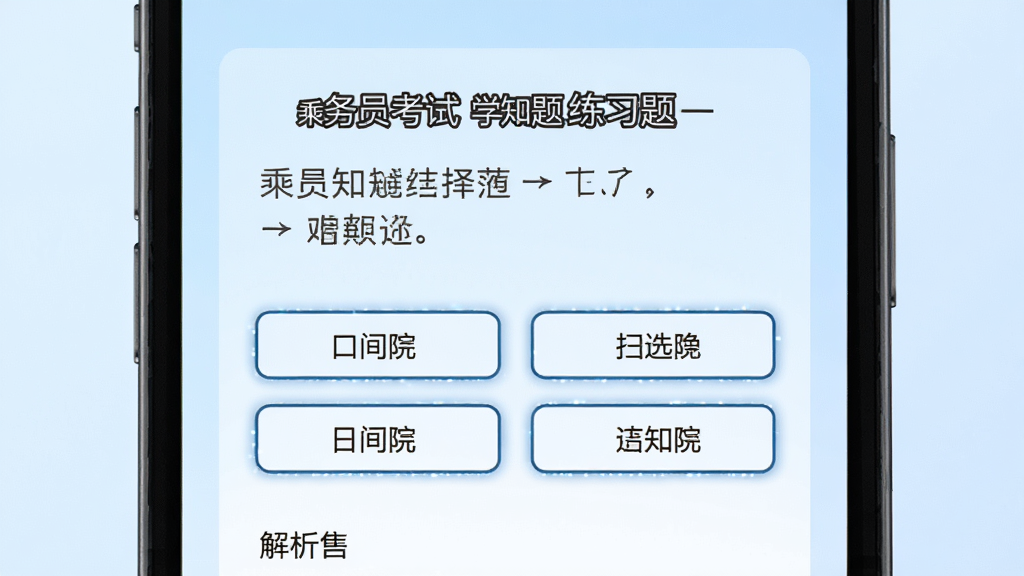 ����Ա����ѧ֪�� �����ϰ���棬����Ϊ�ֻ���Ļ��д����Ļ������ʾһ������Ա����ѡ���⣬�·����ĸ�ѡ�ť�ͽ������򣬱���Ϊ����ɫ���䣬������±�ƽ��ϸ����ѡ�ť�б߿���������ʸɾ��������޶���װ��