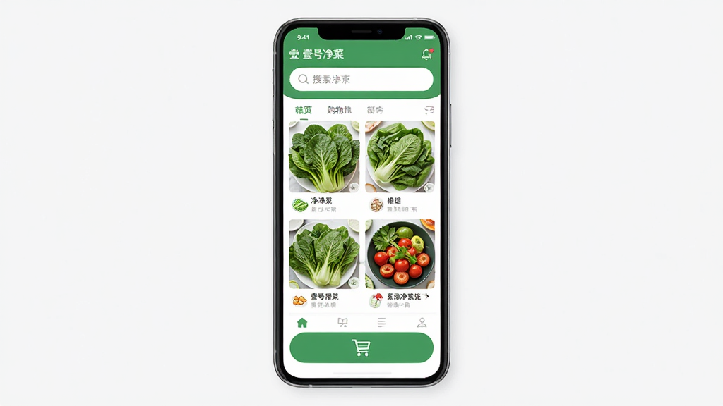 Ҽ�ž��� �ֻ�Ӧ�ý���չʾ������Ϊһ�������ֻ�����Ļ��ʾҼ�ž���APP��ҳ�������������Ϸ����������м��Ǹ��ྻ�˲�ƷͼƬ���·��й��ﳵ��ť���Ű��࣬����ִ���ƽ��ϸ�ڸɾ������ʸ��壬�޶���Ԫ��