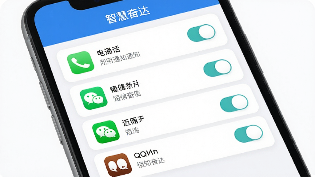 �ǻ۷ܴ���Ϣ�������ý��棬�ֻ���Ļչʾ����App֪ͨ�����б��������绰�����š�΢�š�QQͼ�꣬�����С��ǻ۷ܴ���⣬���沼��Ϊ��Ƭʽ��ƣ������ˬ�����ʸɾ��޶���Ԫ��