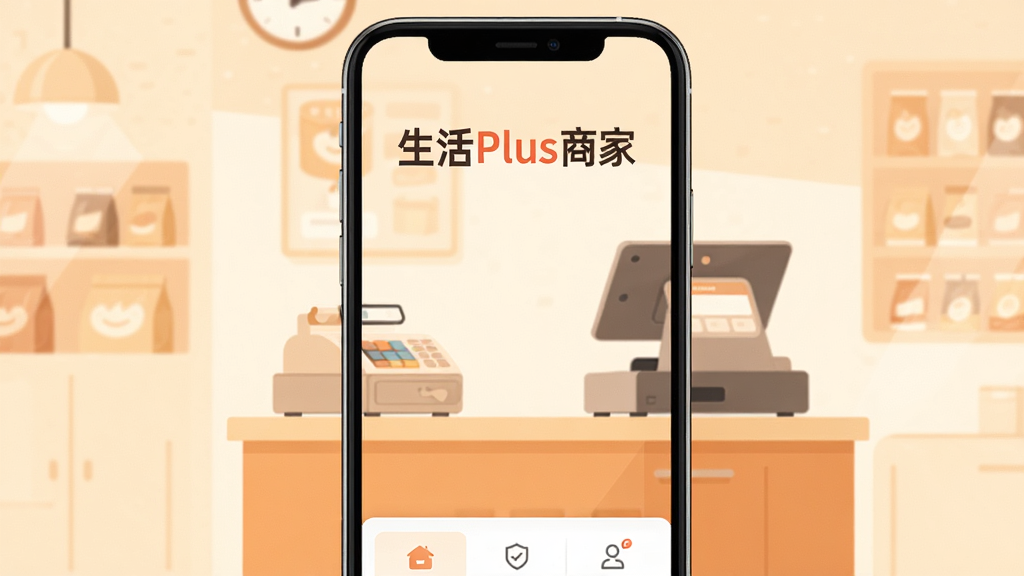 ����Plus�̼�Ӧ�������棬�ֻ���Ļ����չʾ����Ļ����ʾ������Plus�̼ҡ����ֱ�ʶ�������Ǽ��ĵ�������̨������ɫ����ů����������ִ���ƽ����ϸ�ڸɾ��޶���Ԫ�أ�����������