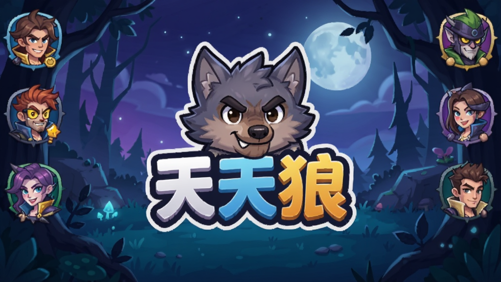 һ��չʾ����������Ϸ�������ͼƬ�������������������˵�Logo�Ϳ�ͨ�������󣬱�����ҹ��ɭ�ֺ���������Χ�����Ų�ͬ��ɫ�����ͷ��������������أ�ɫ������������ɫΪ�������������ɾ����޶���Ԫ��