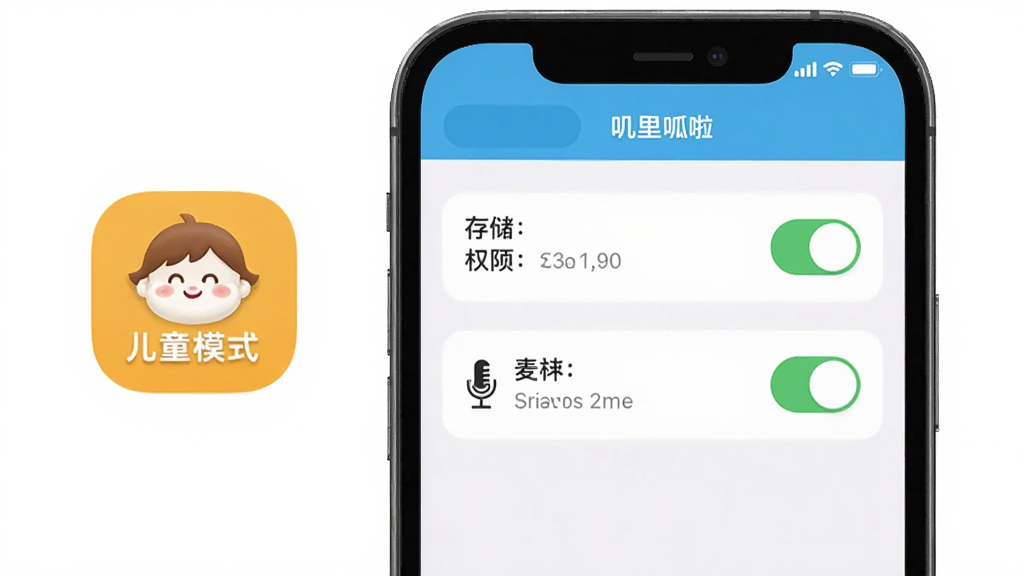 ߴ�������ֻ�����Ȩ�޽��棬չʾ�洢Ȩ�޺���˷�Ȩ���ѿ�����״̬���Ա��ж�ͯģʽͼ�꣬���������ˣ����ɾ�ʵ�ã����������޶���Ԫ��
