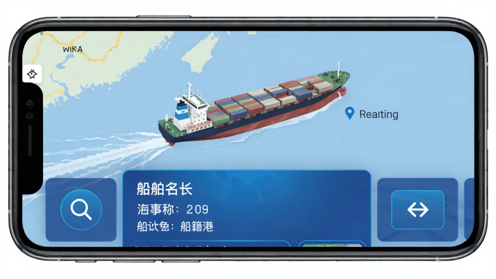 ����ͨ������ѯ���ܽ��棬�ֻ���Ļ��ʾһ�һ��ֵ�ʵʱ��λ��ͼ���·��д�����ϸ��Ϣ��Ƭ�����������Ŵ����ۣ�����������Ŵ�ͼ�꣬�Ҳ��й켣�طŰ�ť��������ɫ�Ƽ��з�񣬻��ʸɾ��޶���Ԫ��