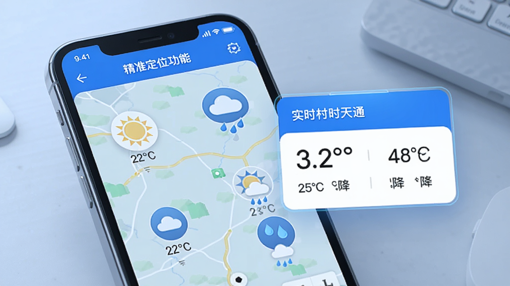 ũҵ����ͨ��׼��λ����չʾ���ֻ���Ļ��ʾ��ͼ���棬��ͼ�ϱ�ע�Ų�ͬ��ׯ������ͼ�꣬��̫�����ƶ����Σ��Աߵ���һ��С������ʾ��ǰ��ׯ��ʵʱ�¶Ⱥͽ�ˮ���ʣ���������ɫ�Ƽ���Ϊ������������������Լ�ִ������ʸɾ�