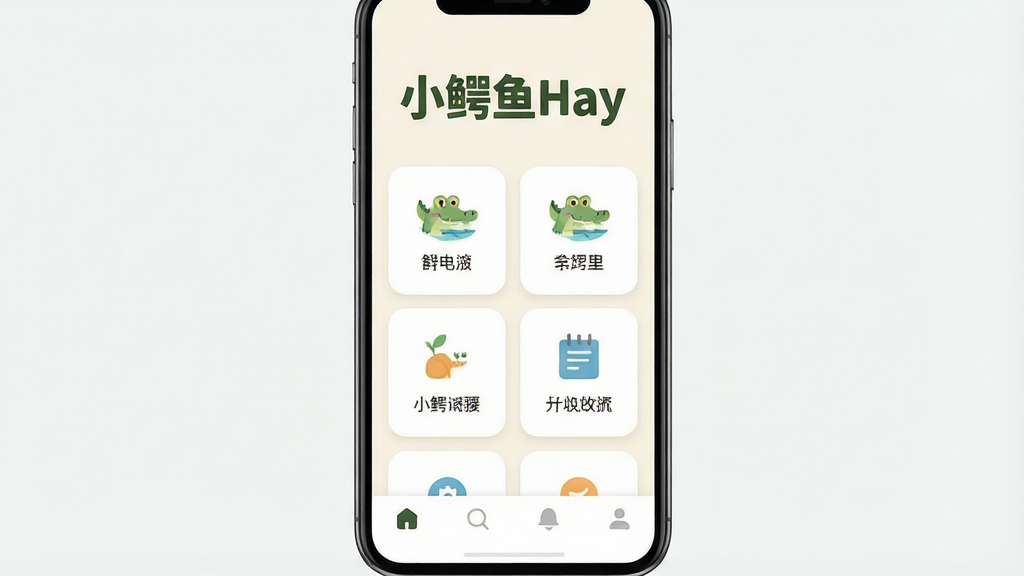 һ���ֻ�Ӧ�ý���չʾͼ������������һ���ִ������ֻ�����Ļ����ʾ��С����Hay��������ҳ���棬������ǳɫΪ��������������Ŀ�ġ�С����Hay�����ֱ�ʶ���м��������������ż�������ͼ�꿨Ƭ���ײ��Ǽ��ĵ����������岼���������ˣ�������±�ƽ����ϸ��Բ�����ʣ����ʸɾ�ϸ�壬�޶���Ԫ�ظ��š�